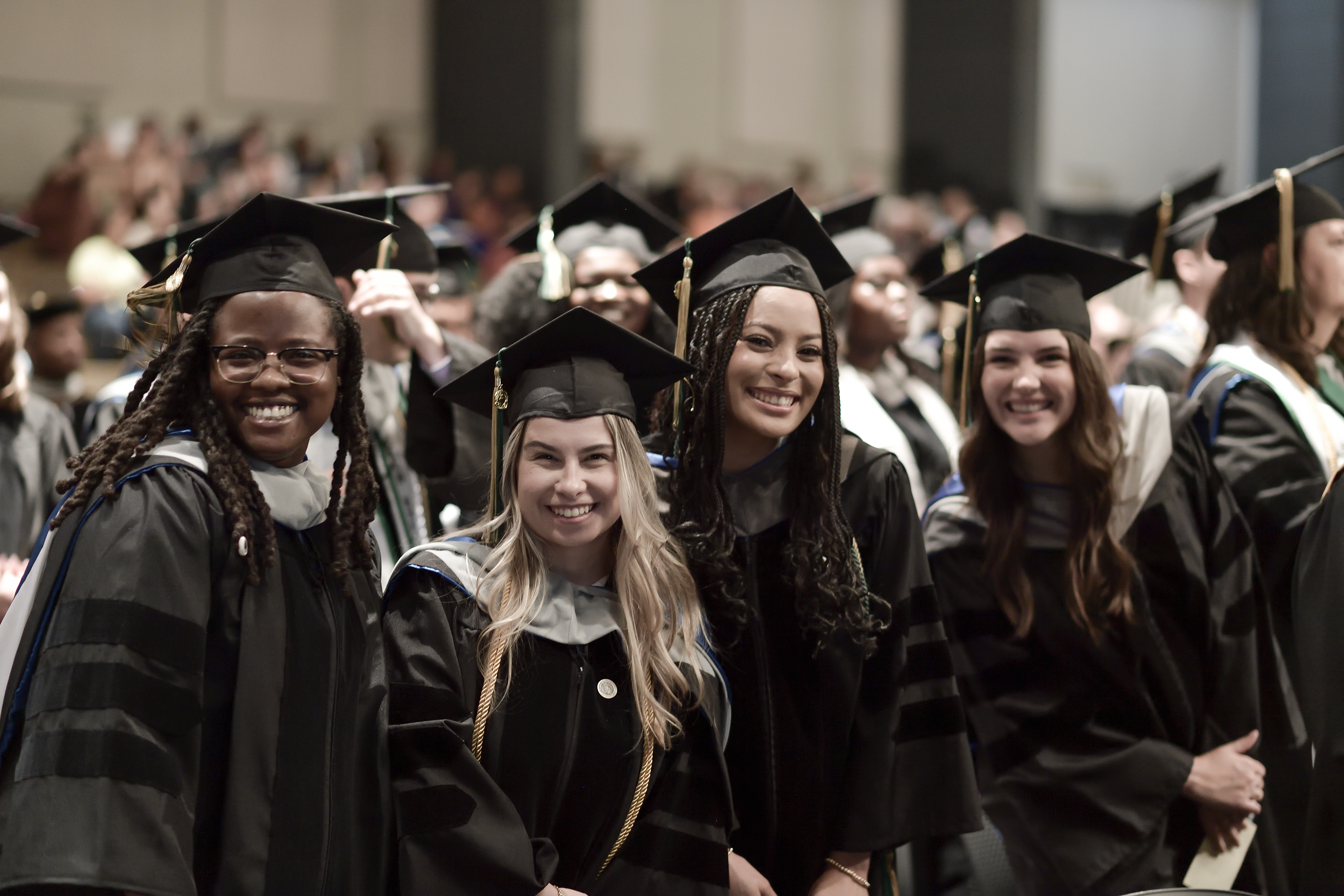 Excited graduates